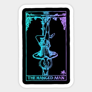 The Hanged Man Tarot Card Rider Waite Sticker